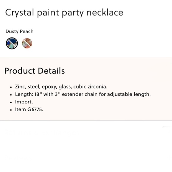 J CREW NWT Crystal Paint Party Necklace • Spring Pastel Jeweled Stone Princess - Picture 7 of 10